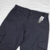 Grey 6 Pocket Baggy Cargo Twill