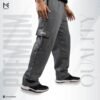 Grey Fleece Baggy Pants