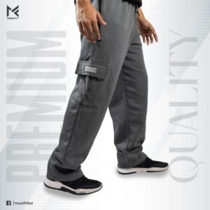 Grey Fleece Baggy Pants
