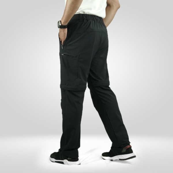 Black 4 pocket 1 Solid 2 in 1 Black