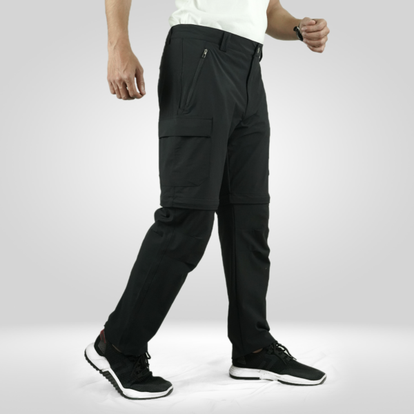 Black 4 pocket 2 Solid 2 in 1 Black