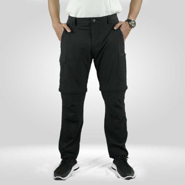 Black 4 pocket 3 Solid 2 in 1 Black