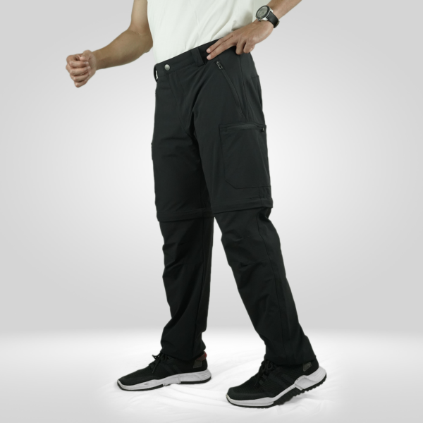 Black 4 pocket 4 Solid 2 in 1 Black